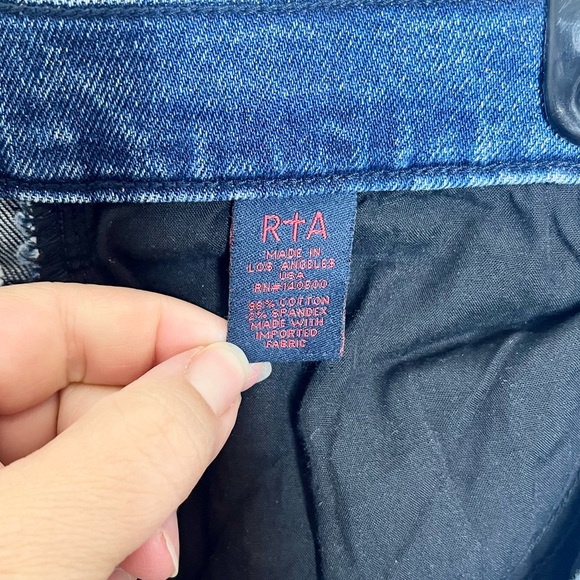 RtA Distressed Slim Leg Boyfriend Jeans - Picture 9 of 10